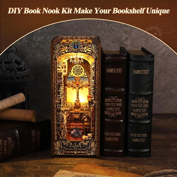 Spobot Book Nook Kit DIY Bookshelf Decor Kit - Image 3