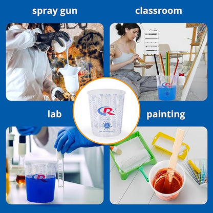 Paint Mixing Cup 40 Ounce, Accurate Measurements in Ratios and OZ. and ML - Image 2