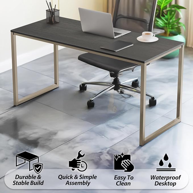 SHW Mission 48-Inch Home Office Computer Desk - Image 4