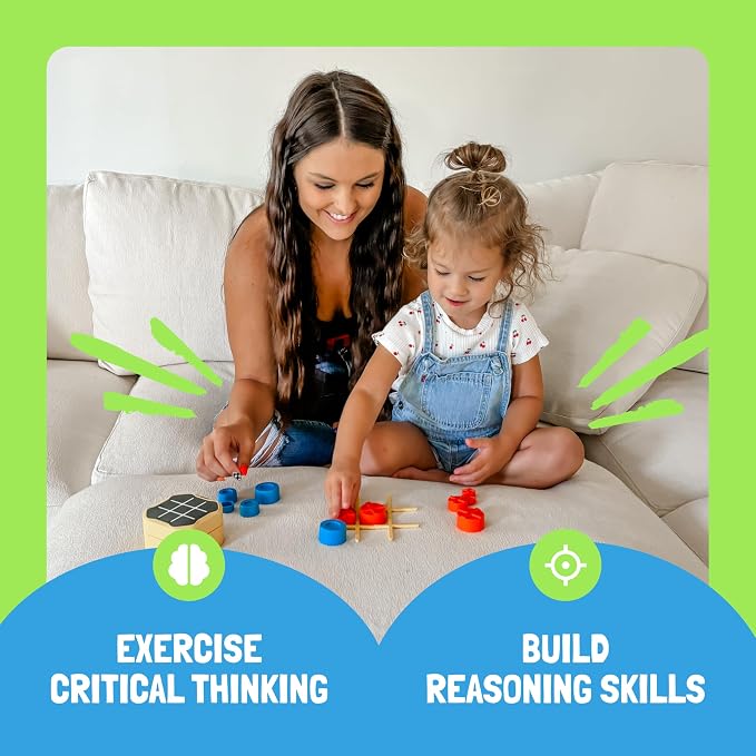 GiiKER Tic Tac Toe Bolt Game, Original 3-in-1 Handheld Puzzle Game, Portable - Image 4