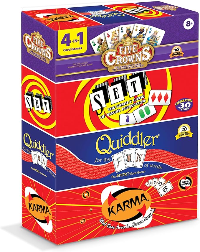 PlayMonster Five Crowns 4 Pack Bundle Card Games by PlayMonster