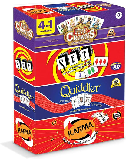 PlayMonster Five Crowns 4 Pack Bundle Card Games by PlayMonster