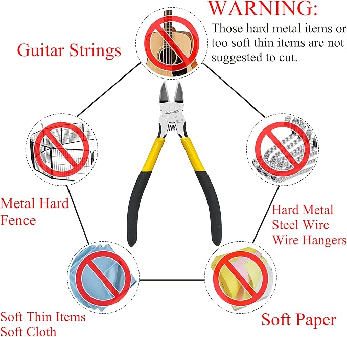BOOSDEN 5 inch Flush Cutter, Dikes Wire Cutter - Image 9