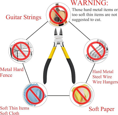 BOOSDEN 5 inch Flush Cutter, Dikes Wire Cutter - Image 9