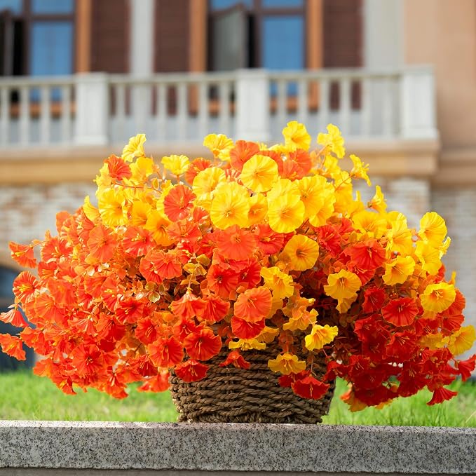 16 Bundles Fall Mums Artificial Flowers - Image 2