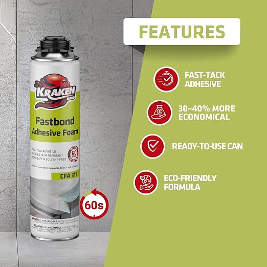 Kraken Bond Fastbond Spray Foam Adhesive - Image 3