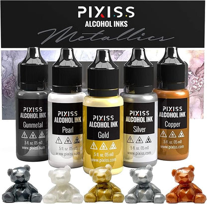Metallic Alcohol Ink Set by PIXISS