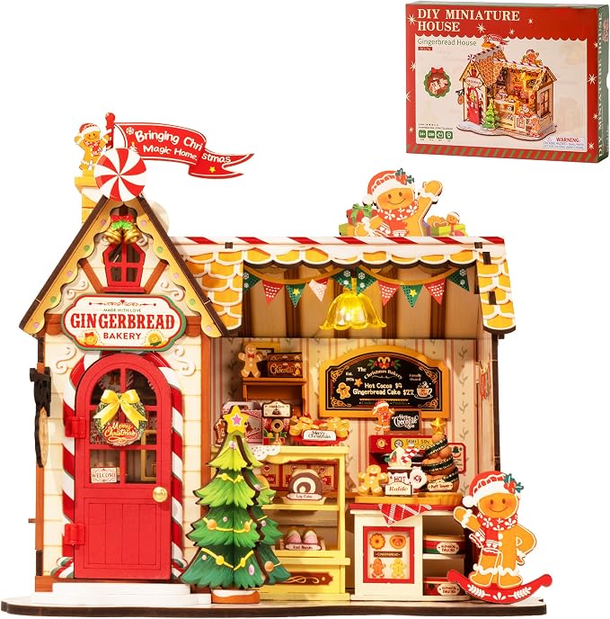 ROBOTIME DIY Miniature House Kit, Tiny House Book Nook - Image 7