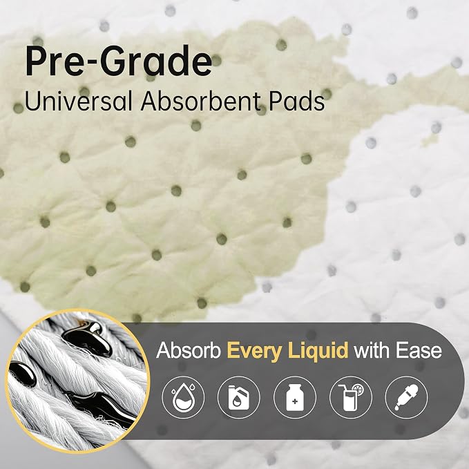 AAwipes Oil Absorbent Pads Garage Accessories Oil Spill Control Oil Absorbing - Image 2