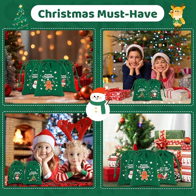 Tapleap Christmas Bags with Drawstring - Image 5