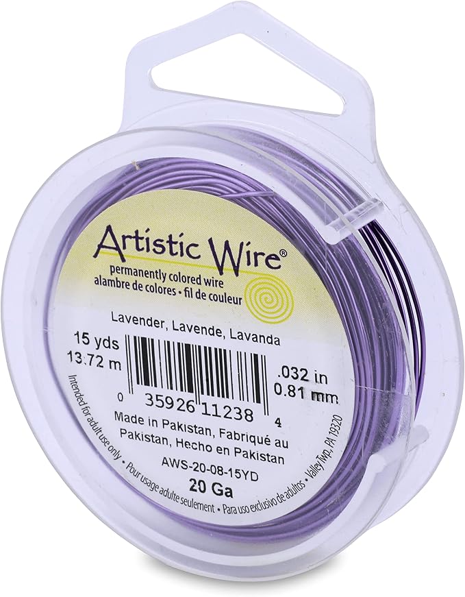 Artistic Wire, 20 Gauge Tarnish Resistant Colored Copper Craft Jewelry Wrapping by Unknown