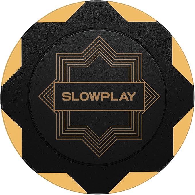 SLOWPLAY Nash Clay Poker Chips, 14 Grams Heavyweight Clay Composite, 40mm Large by SLOWPLAY