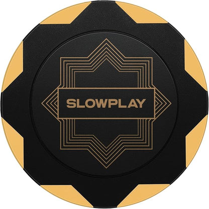 SLOWPLAY Nash Clay Poker Chips, 14 Grams Heavyweight Clay Composite, 40mm Large by SLOWPLAY
