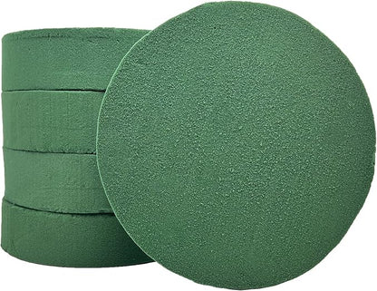 5 Pcs Floral Foam, Dry Wet Floral Foam Bricks Round by MYYZMY