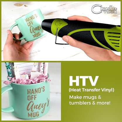 Heat Gun for Crafting, Mini Dual Temp Hot Air Gun Tool for Epoxy Resin - Image 7