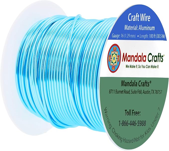 Mandala Crafts 16 Gauge Anodized Aluminum Craft Wire - Image 2