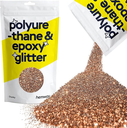 Hemway Polyurethane & Epoxy Resin Glitter 100g / 3.5oz Metallic Crystal Flake by Hemway