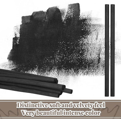 Gueevin 50 Pcs Willow Charcoal Sticks, Willow Charcoal, and Fine Art Christmas - Image 4