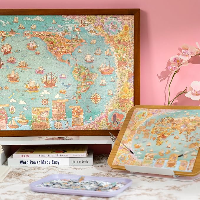 MOMIBOOK Puzzles for Adults 1300 Pieces Jigsaw Puzzles of Flower Great - Image 5