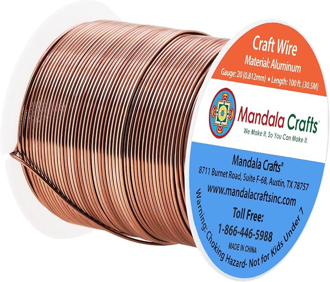 Mandala Crafts 20 Gauge Anodized Aluminum Craft Wire - Image 2