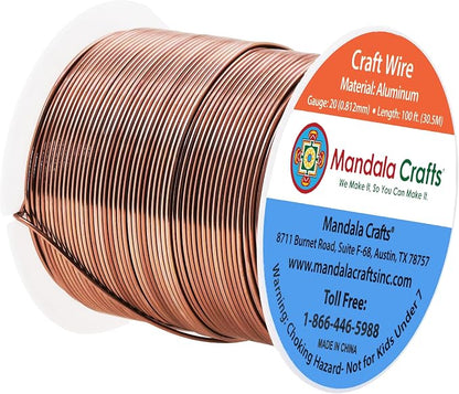 Mandala Crafts 20 Gauge Anodized Aluminum Craft Wire - Image 2