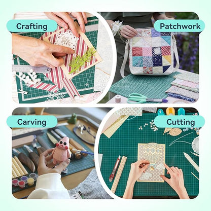 HTVRONT 5 Packs Self Healing Cutting Mat- 12" x 18” Double-Sided Cutting Mats - Image 6