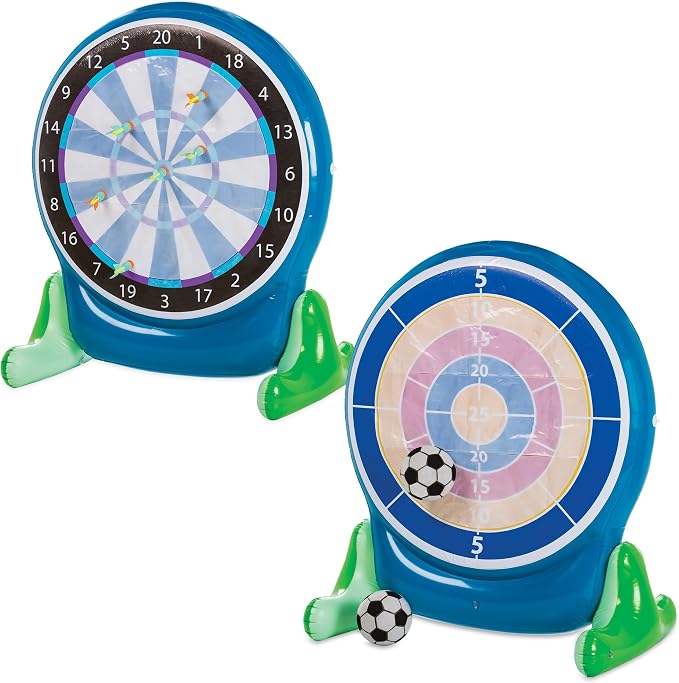 Hearthsong Jumbo 57-Inch Inflatable 2-in-1 Darts and Soccer Set - Image 2