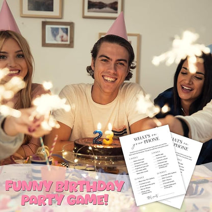 Birthday Party Games, What's on Your Phone, Fun Birthday Game - Image 5