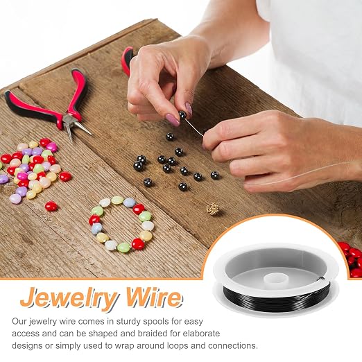 HARFINGTON 13ft Jewelry Wire, 22 Gauge Brass Craft Soft Metal Tarnish Resistant - Image 4