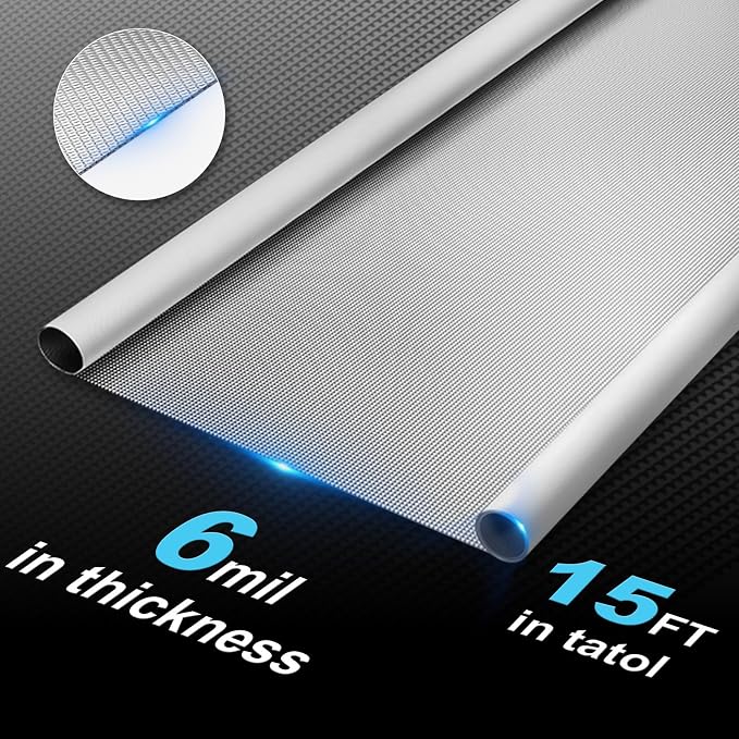 Mylar Film Roll 4FT x 15FT, 6 Mil Silver Diamond Film Foil Roll, Heavy-Duty - Image 5