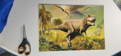 Eyewitness Discovery Puzzle T-Rex Dinosaur, 100 Piece Jigsaw - Image 2