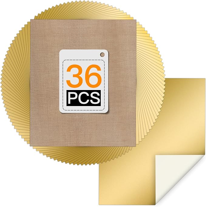 HTVRONT Gold HTV Heat Transfer Vinyl Bundle: 36 Pack 12" x 10" Iron on Vinyl by HTVRONT