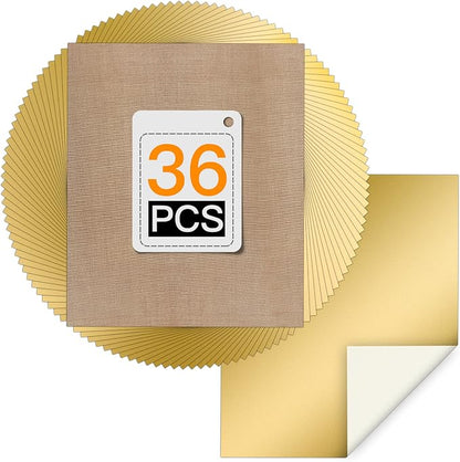 HTVRONT Gold HTV Heat Transfer Vinyl Bundle: 36 Pack 12" x 10" Iron on Vinyl by HTVRONT