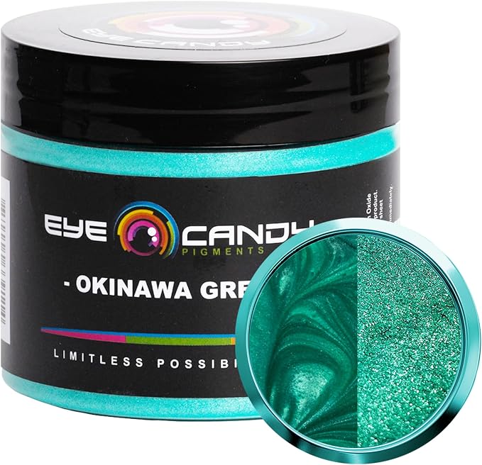 Eye Candy Pigments Premium Green Mica Powder by EyeCandyPigments
