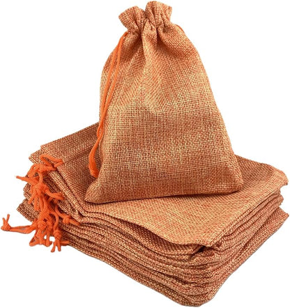 Palmhomee Pack of 25 Burlap Gift Bags by Palmhomee
