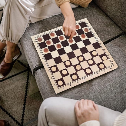 GOTHINK Wooden Chess, and Backgammon 3 in 1 Board Game Set, Classic Traditional - Image 7