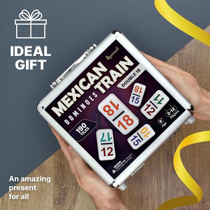 Queensell Mexican Train Dominoes Set - Image 6