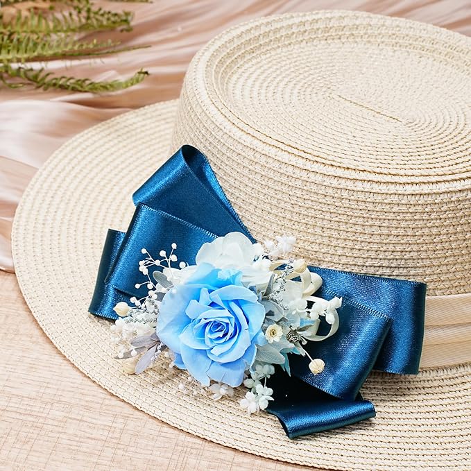 LaRibbons Navy Satin Ribbon 1 1/2 Inch 50 Yards Luxury Double Faced Blue Silk - Image 3