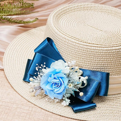 LaRibbons Navy Satin Ribbon 1 1/2 Inch 50 Yards Luxury Double Faced Blue Silk - Image 3