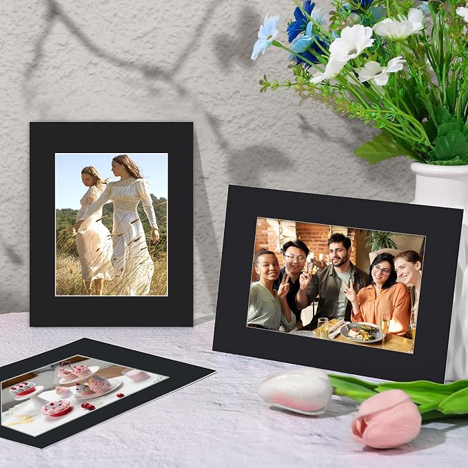 15 Pack 20x16 Black Picture Mats, Frame Mattes - Image 7