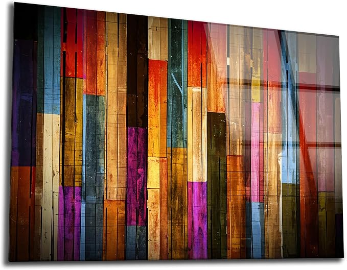 SpiritualHands Painted Wood Glass Printing Wall Art, Glass Wall Art, Home - Image 4