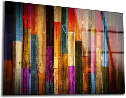 SpiritualHands Painted Wood Glass Printing Wall Art, Glass Wall Art, Home - Image 4