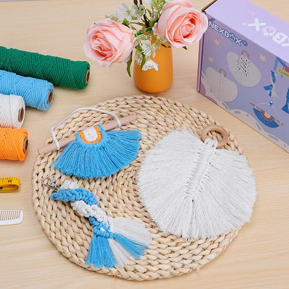 NEXBOX Macrame Kit for Kids & Adults Beginners, DIY Crafts for Girls Age 6-8 - Image 2