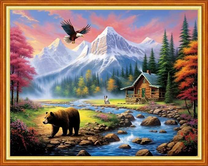 Dimxvean Stamped Cross Stitch Kits, Cross Stitch Kits by DimxveanCrossStitchKits