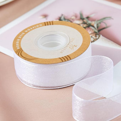1 Inch Wide Sheer Chiffon Ribbon - Image 3