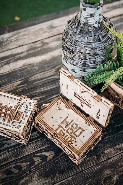 Wood Trick Enigma Chest Lock Puzzle Box Wooden 3D Puzzles - Image 6