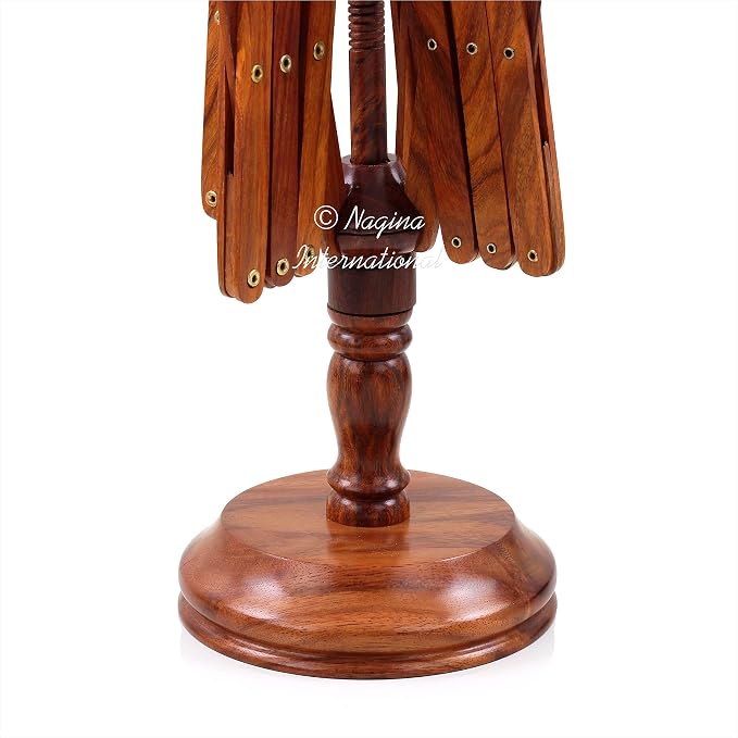 Nagina International's Yarn Swift Umbrella Table Top Yarn Winder | Hand - Image 6