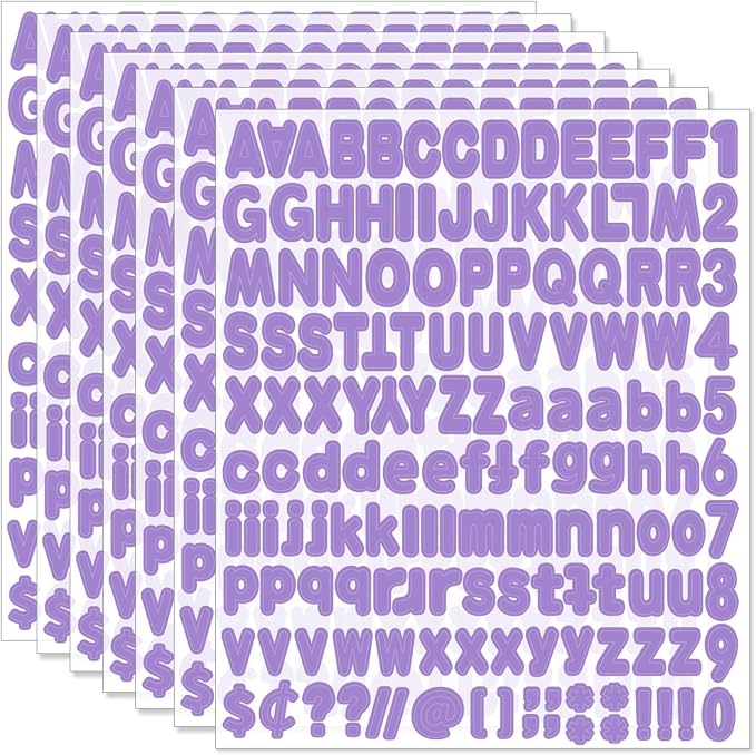 Alphabet Stickers, Mailbox Numbers & Bulletin Boards by Starboling