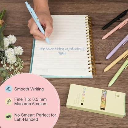 Ddaowanx Colored Gel Pens, 0.5mm Fine Point Retractable, Colorful Pens - Image 5