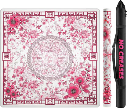 Mahjong Mat for Table 33x33 Inch, Noise-Reducing American Mahjong Mat, Mahjong by Unknown